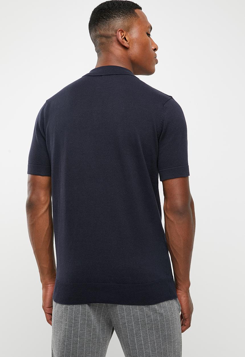 Brave Soul - Columbush short sleeve tee - navy