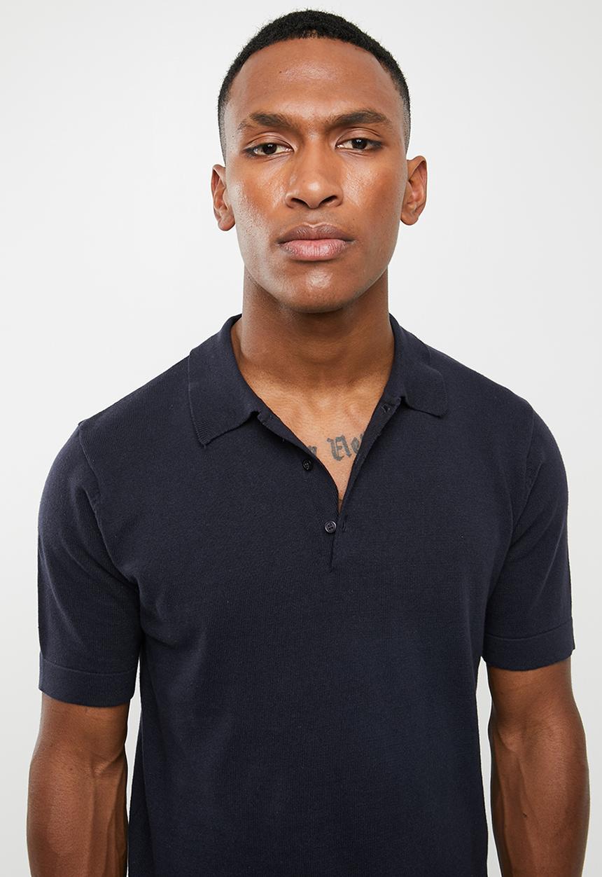 Brave Soul - Columbush short sleeve tee - navy