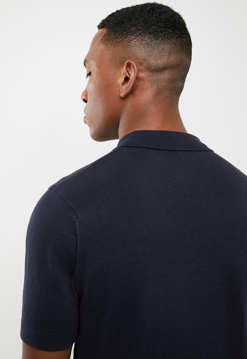 Brave Soul - Columbush short sleeve tee - navy