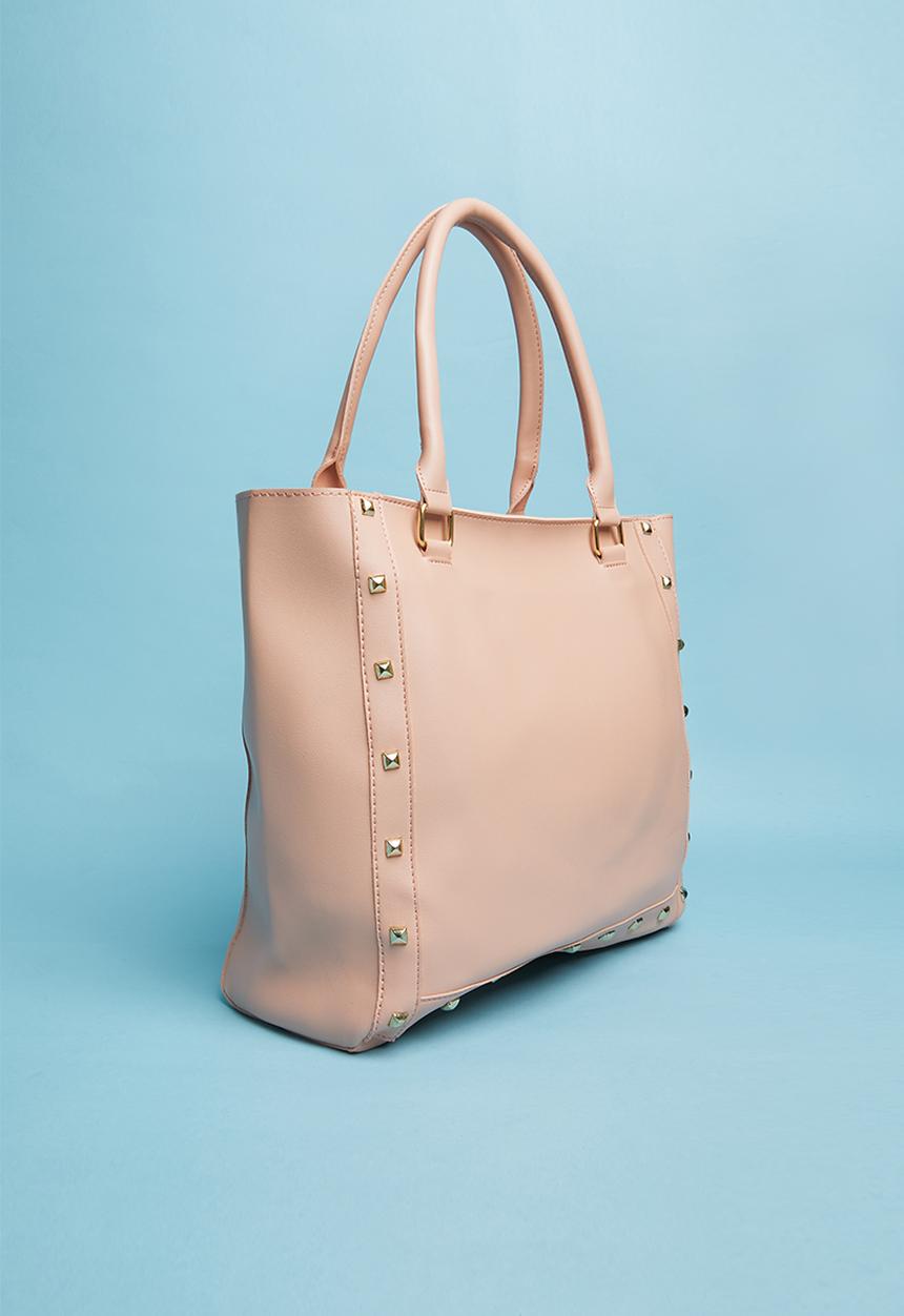 Superbalist - Stud detail handbag - pink