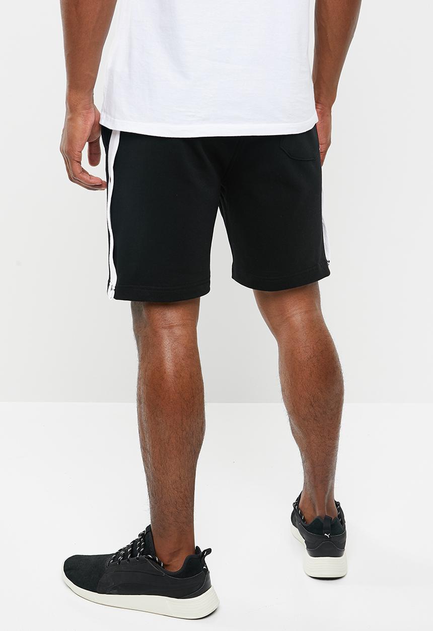 Brave Soul - Arezzo shorts - black & white 