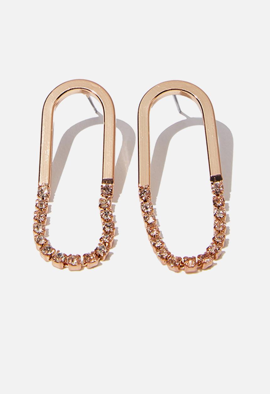 Cotton On - Shine on classic earring - gold