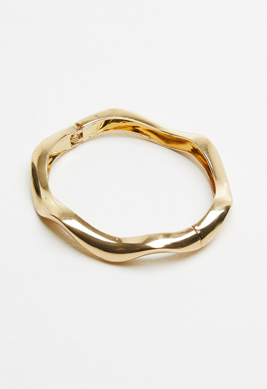 Superbalist - Distorted circle bracelet - gold