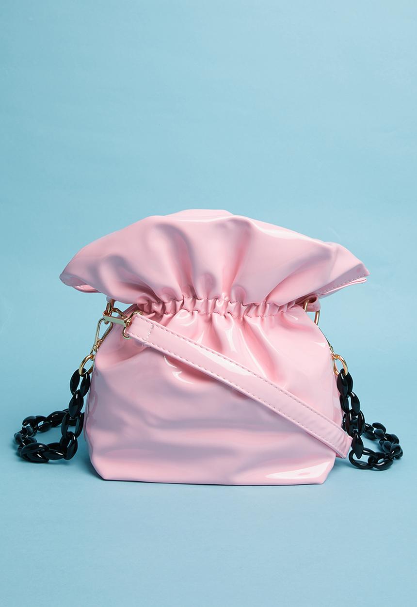 Superbalist - Vera patent chain bag - pink