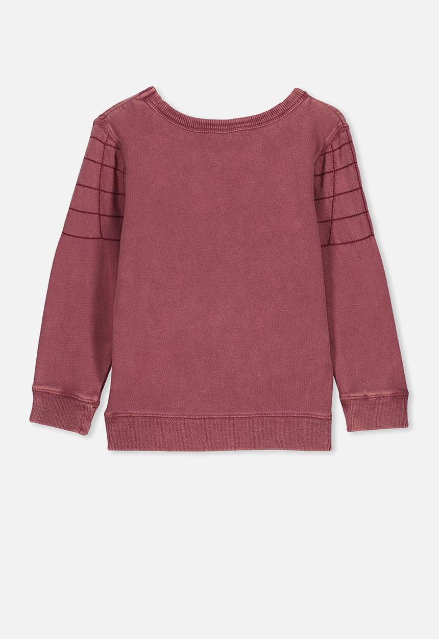 Cotton On - License crew - burgundy