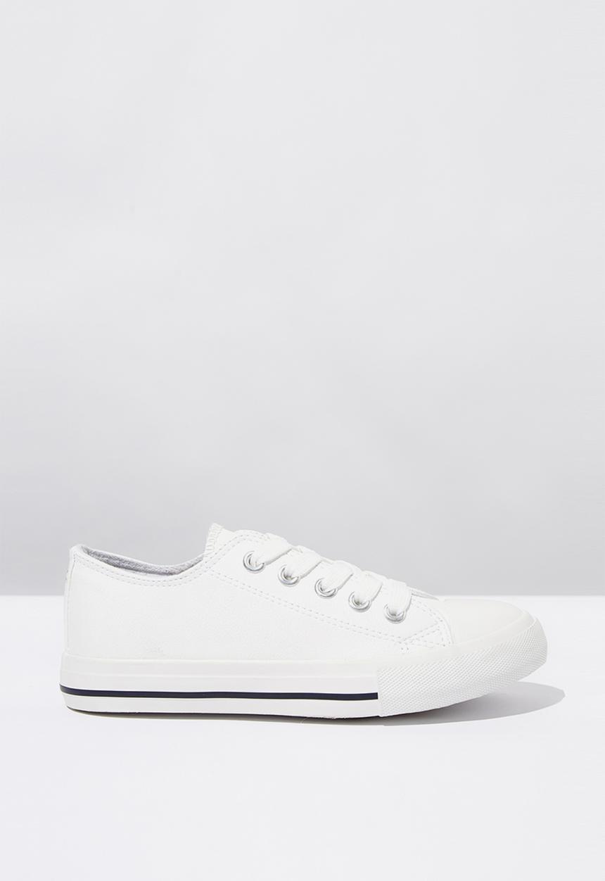 Cotton On - Classic trainer lace up - white