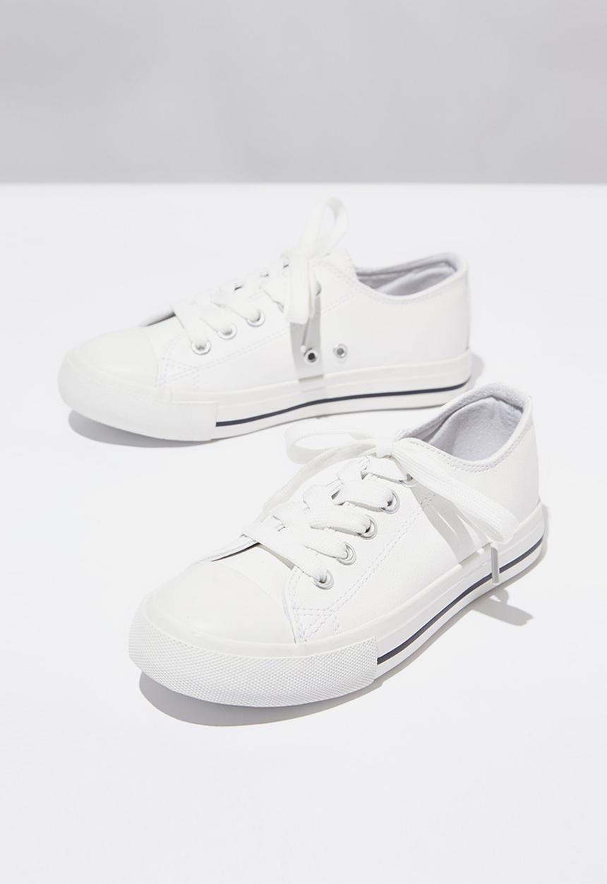 Cotton On - Classic trainer lace up - white