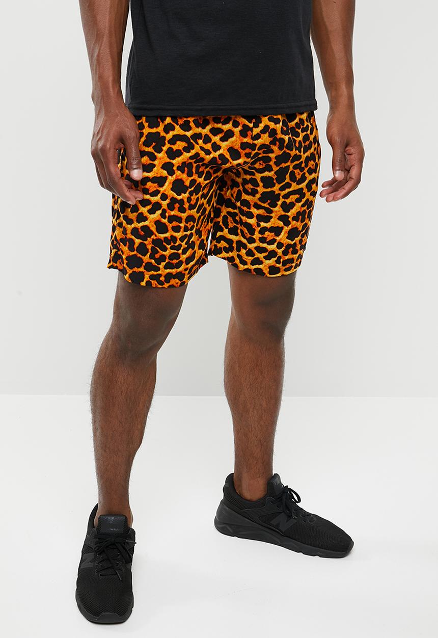 Brave Soul - Hybrid shorts - orange & black