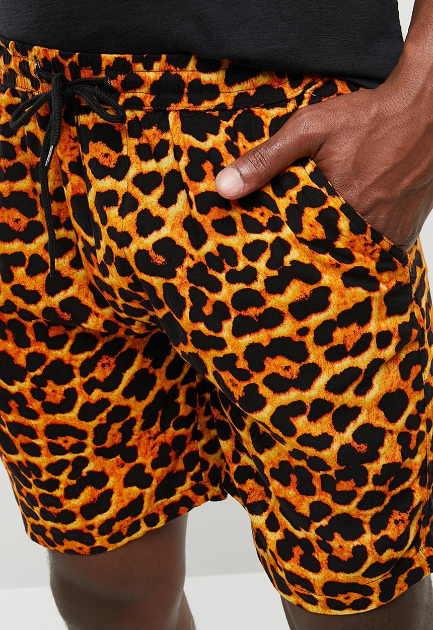 Brave Soul - Hybrid shorts - orange & black