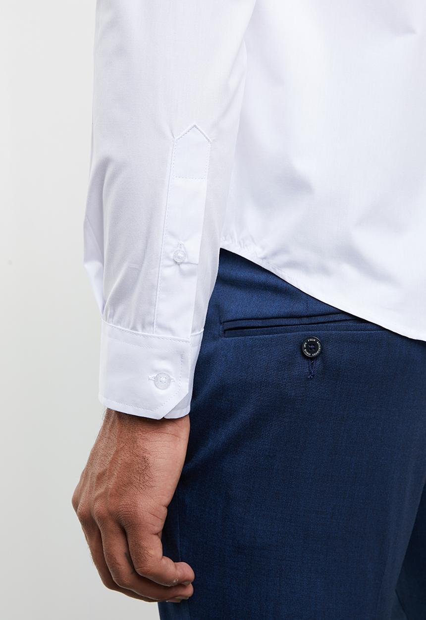 Pringle of Scotland - McNeill long sleeve styled shirt - white