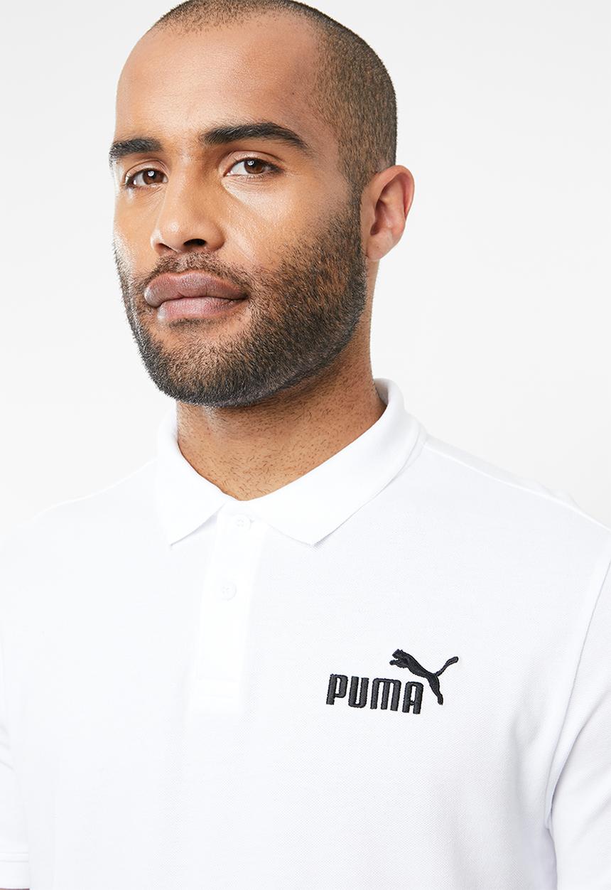 PUMA - Ess pique polo - white