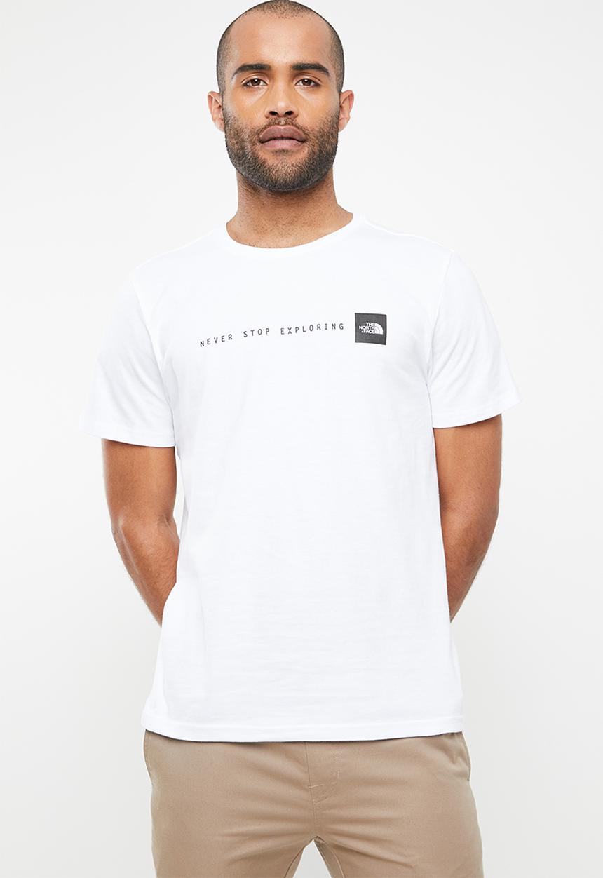 The North Face - Short sleeve nse tee - white & black