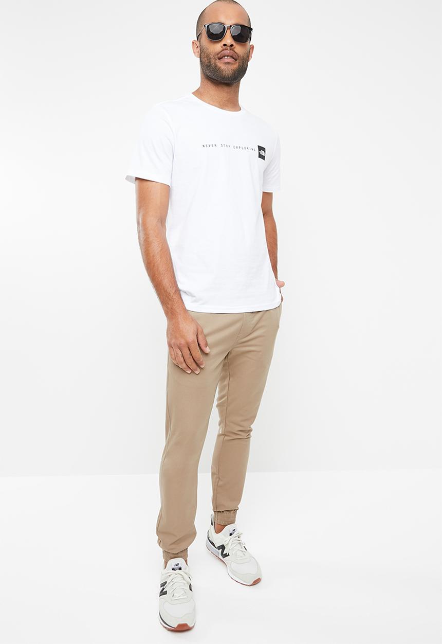 The North Face - Short sleeve nse tee - white & black