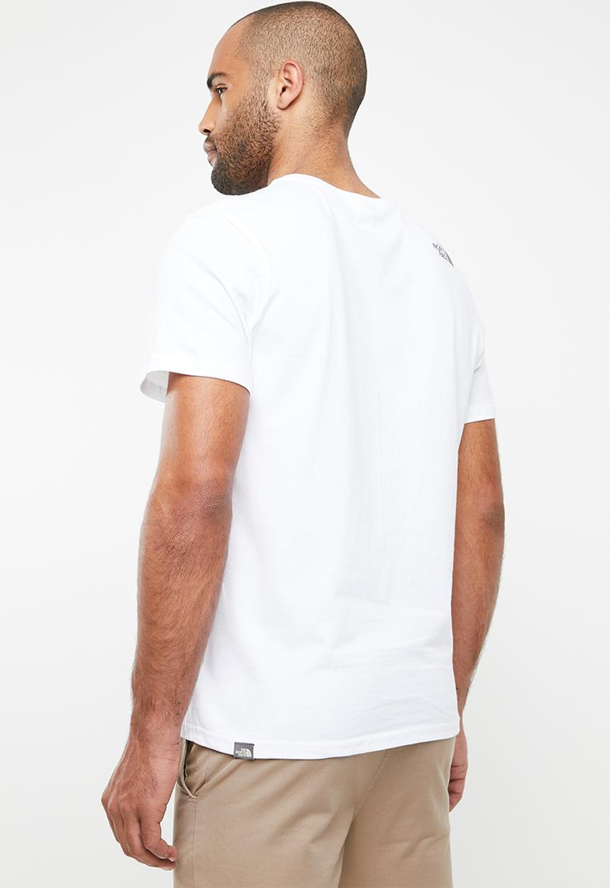 The North Face - Short sleeve nse tee - white & black