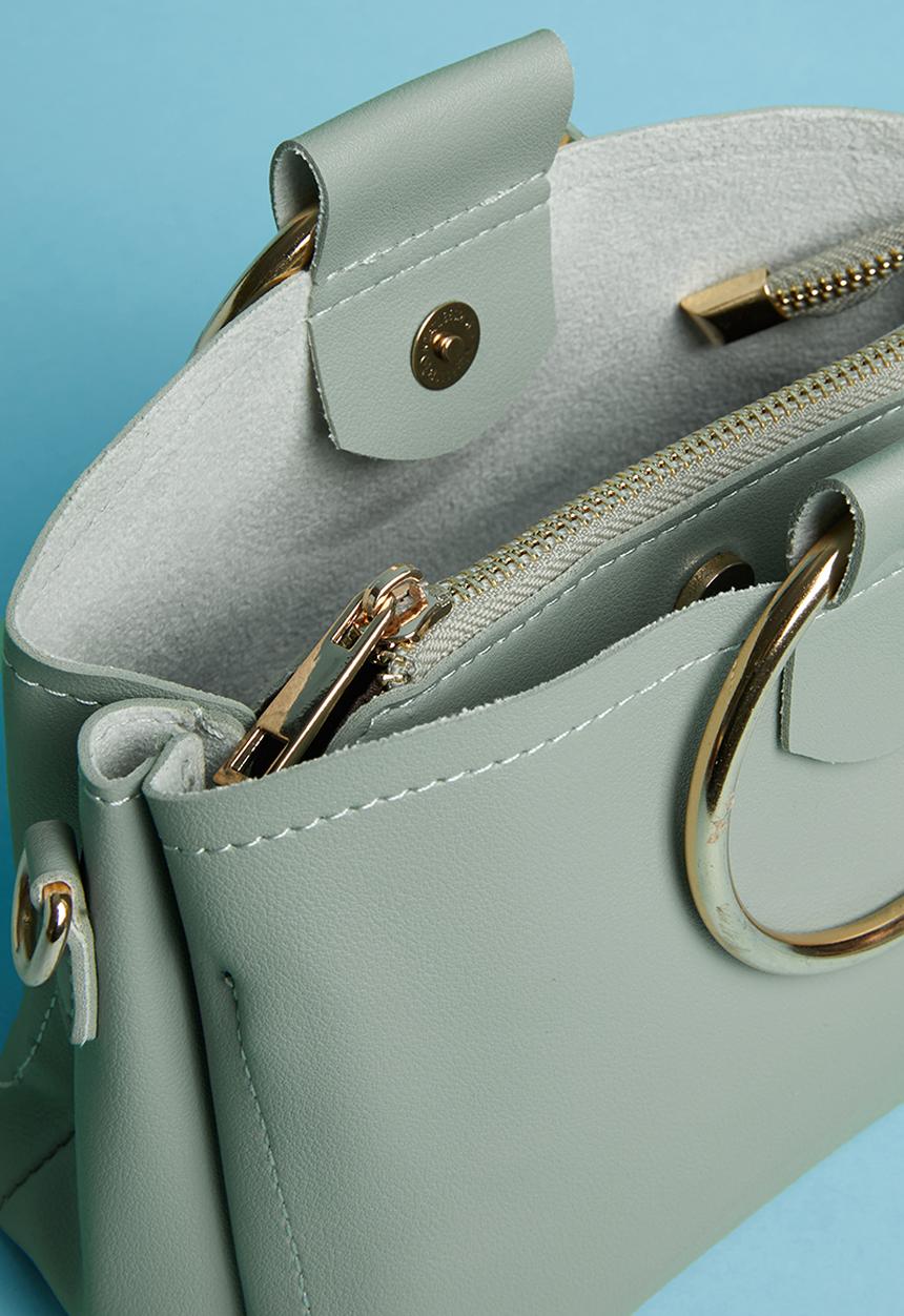 Superbalist - Double ring handle bag - green