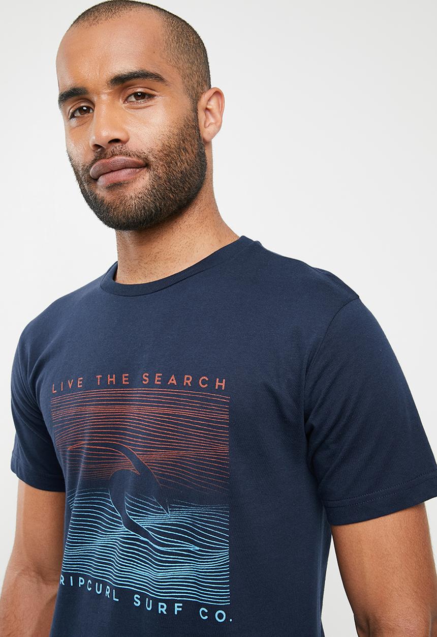 Rip Curl - Topography short sleeve tee - navy
