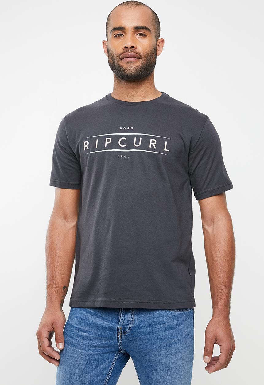 Rip Curl - Boarders short sleeve tee - charcoal 