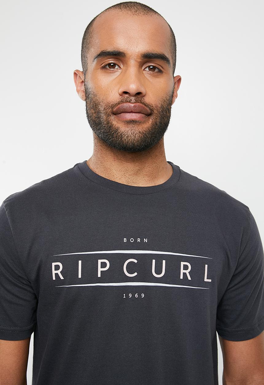 Rip Curl - Boarders short sleeve tee - charcoal 
