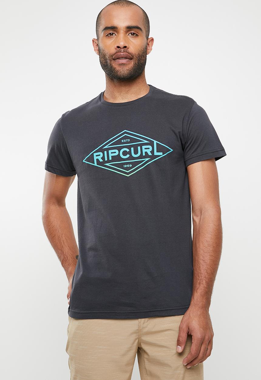 Rip Curl - Palm tubes short sleeve tee - charcoal 