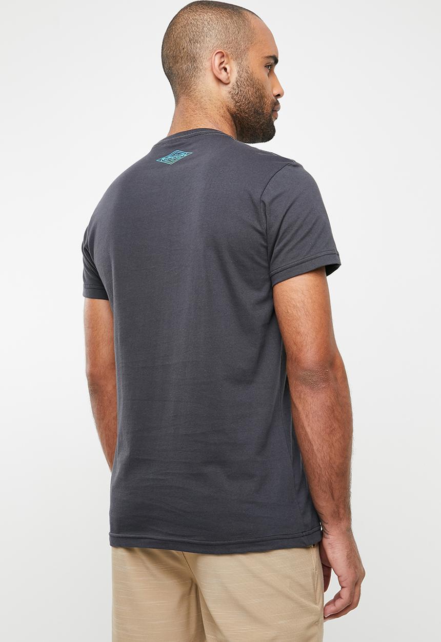 Rip Curl - Palm tubes short sleeve tee - charcoal 