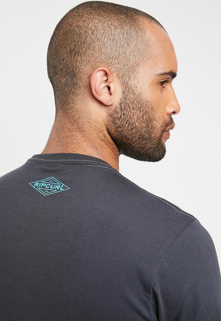 Rip Curl - Palm tubes short sleeve tee - charcoal 