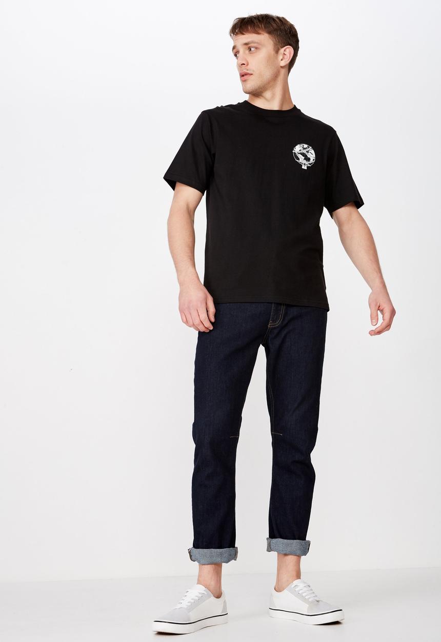 Cotton On - Tbar art short sleeve tee - black
