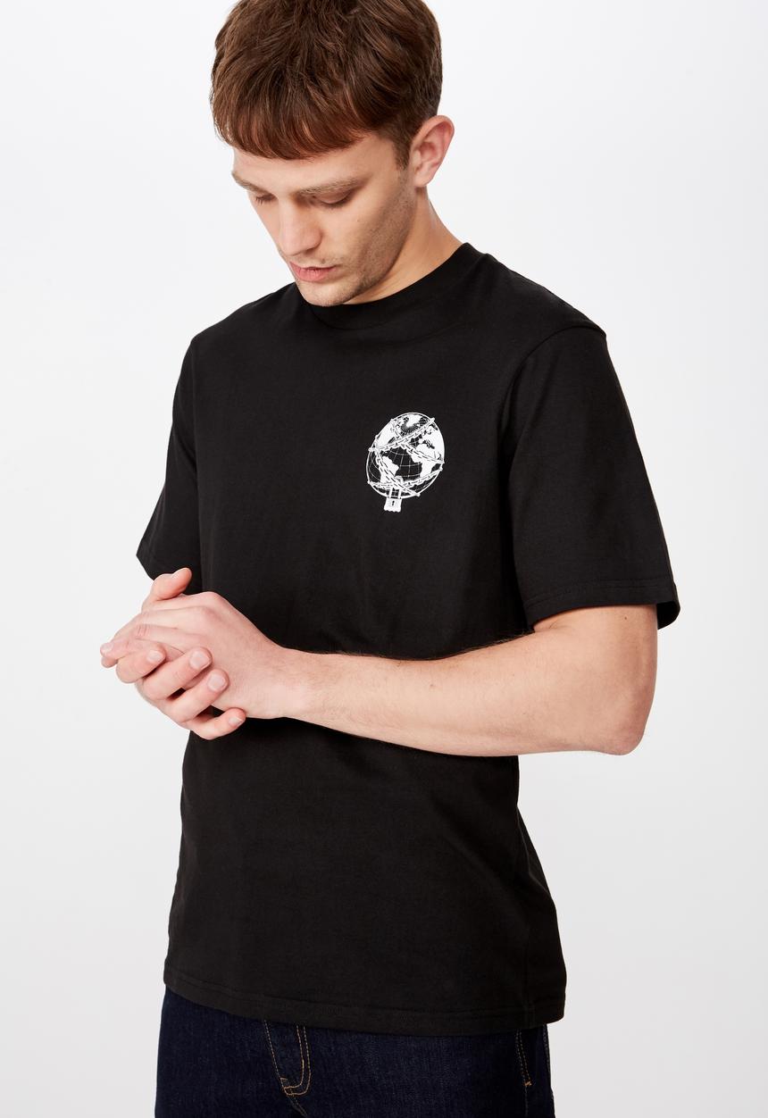 Cotton On - Tbar art short sleeve tee - black