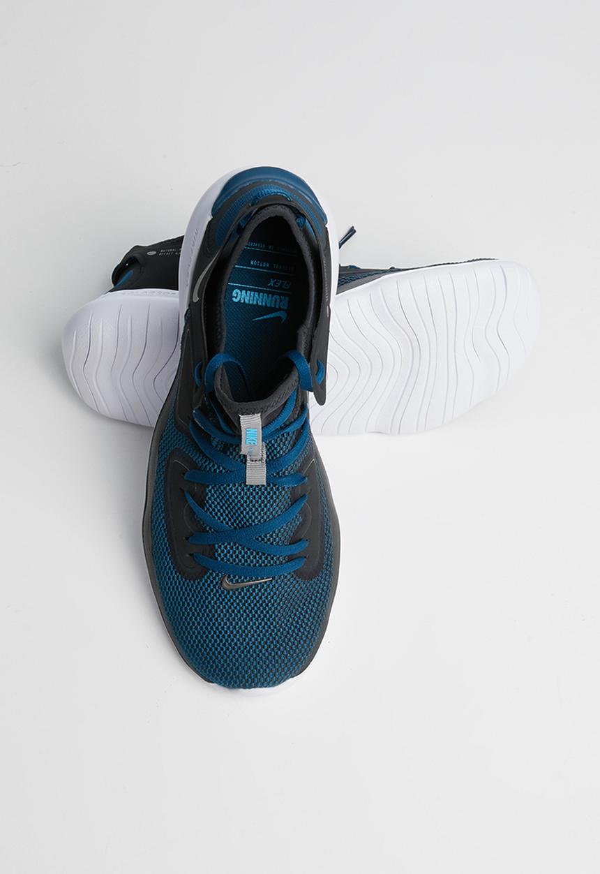 Nike - Flex 2019 - off noir/mtlc pewter-blue force