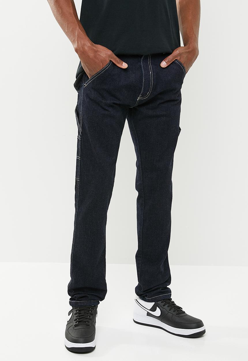 Lee  - Lee slim fit tapered carpenter jeans - blue