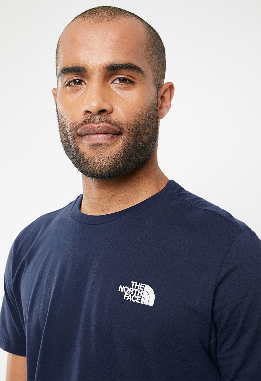 The North Face - Short sleeve red box tee - navy