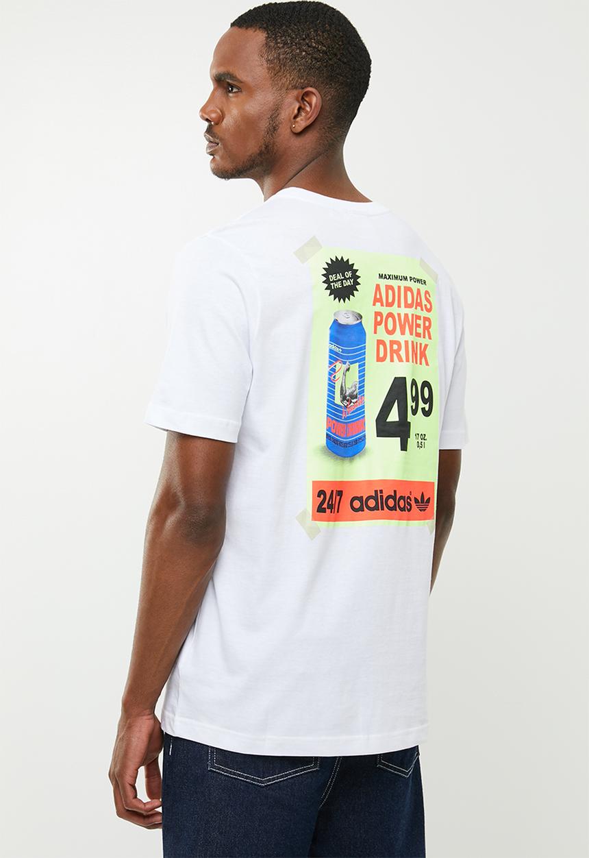 adidas Originals - Bodega poster tee - white