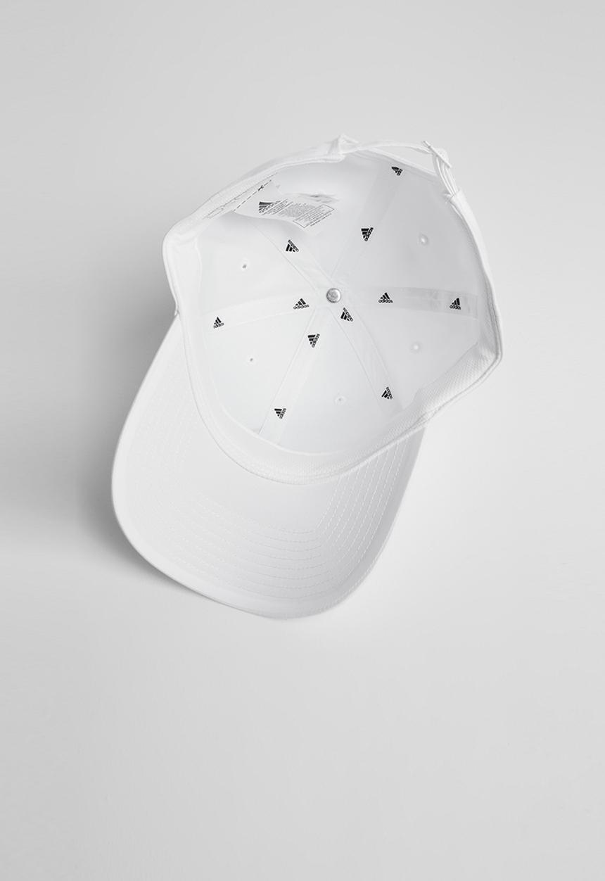 adidas Performance - 6 panel lightweight embroidered cap - white