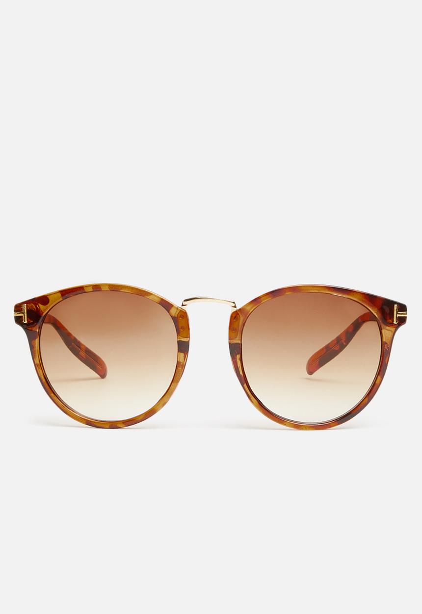 Superbalist - Vintage round lens sunglasses - brown