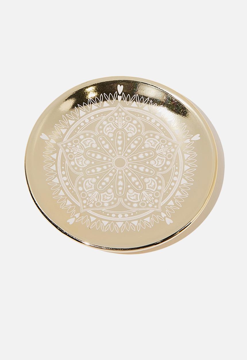 Typo - Small trinket tray - gold