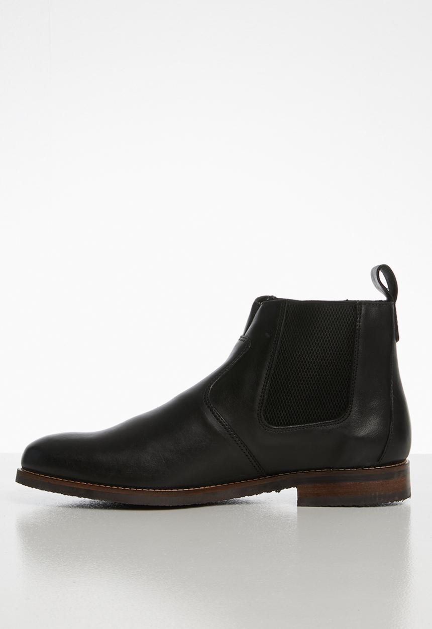 Superbalist - Luke leather chelsea boot - black