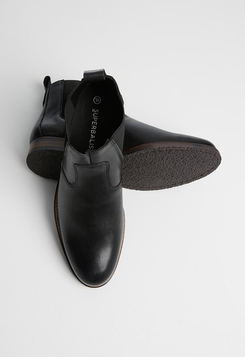 Superbalist - Luke leather chelsea boot - black