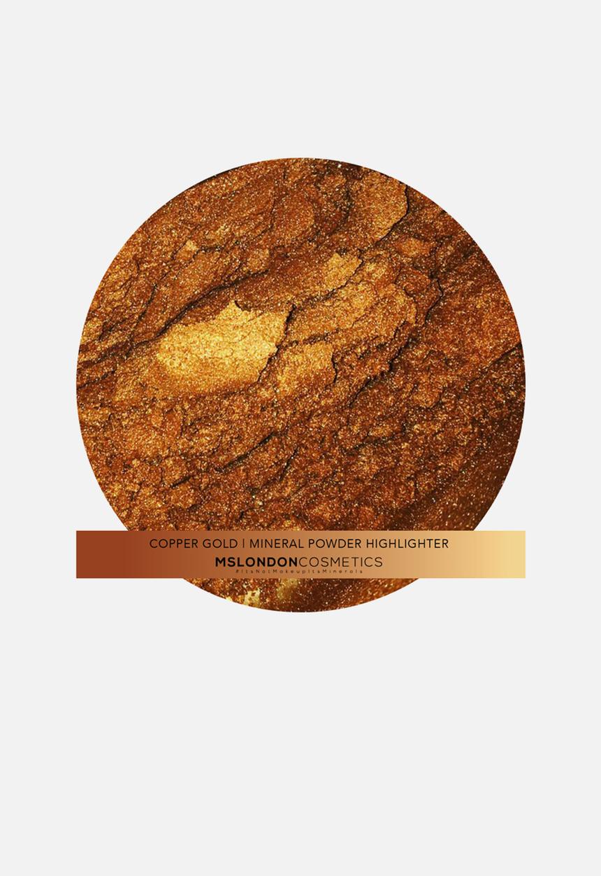 MSLONDON - Mineral Powder Highilghter - Copper Gold