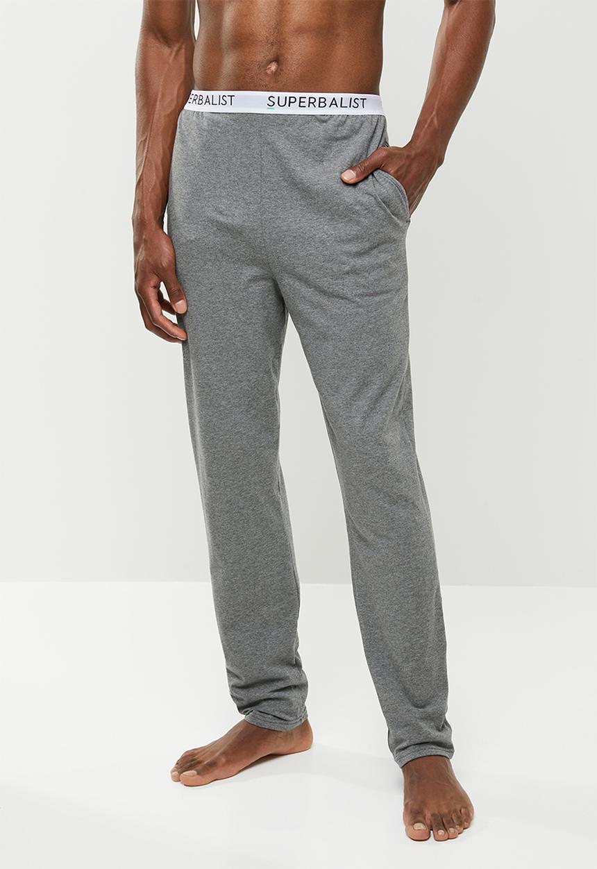 Superbalist - Knit slim fit lounge pants - grey