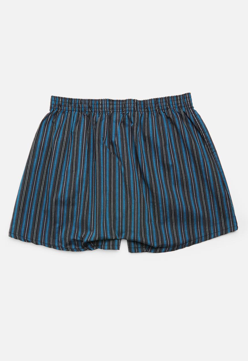 Jockey - 2 Pack boys woven boxers - grey & blue