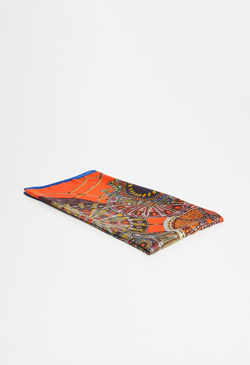 Superbalist - Vintage print scarf - orange