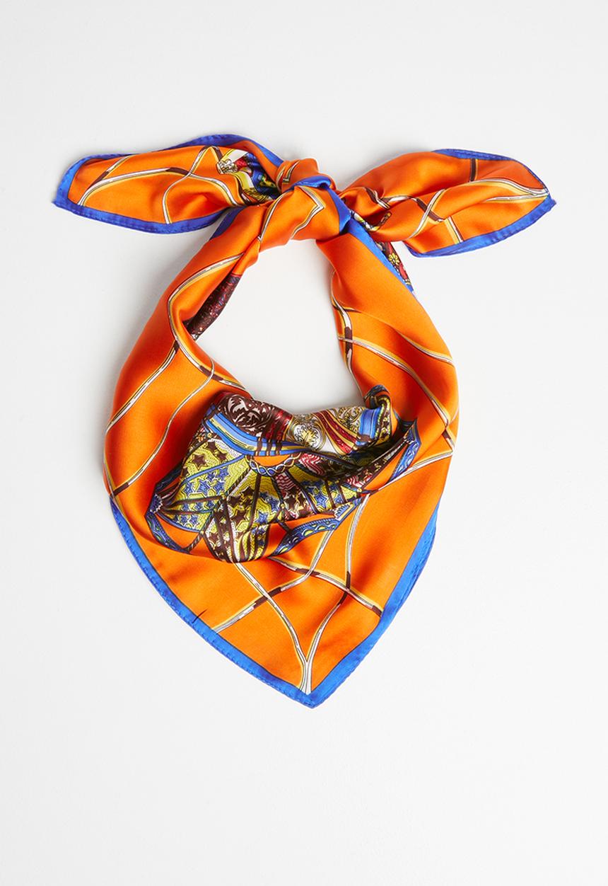 Superbalist - Vintage print scarf - orange