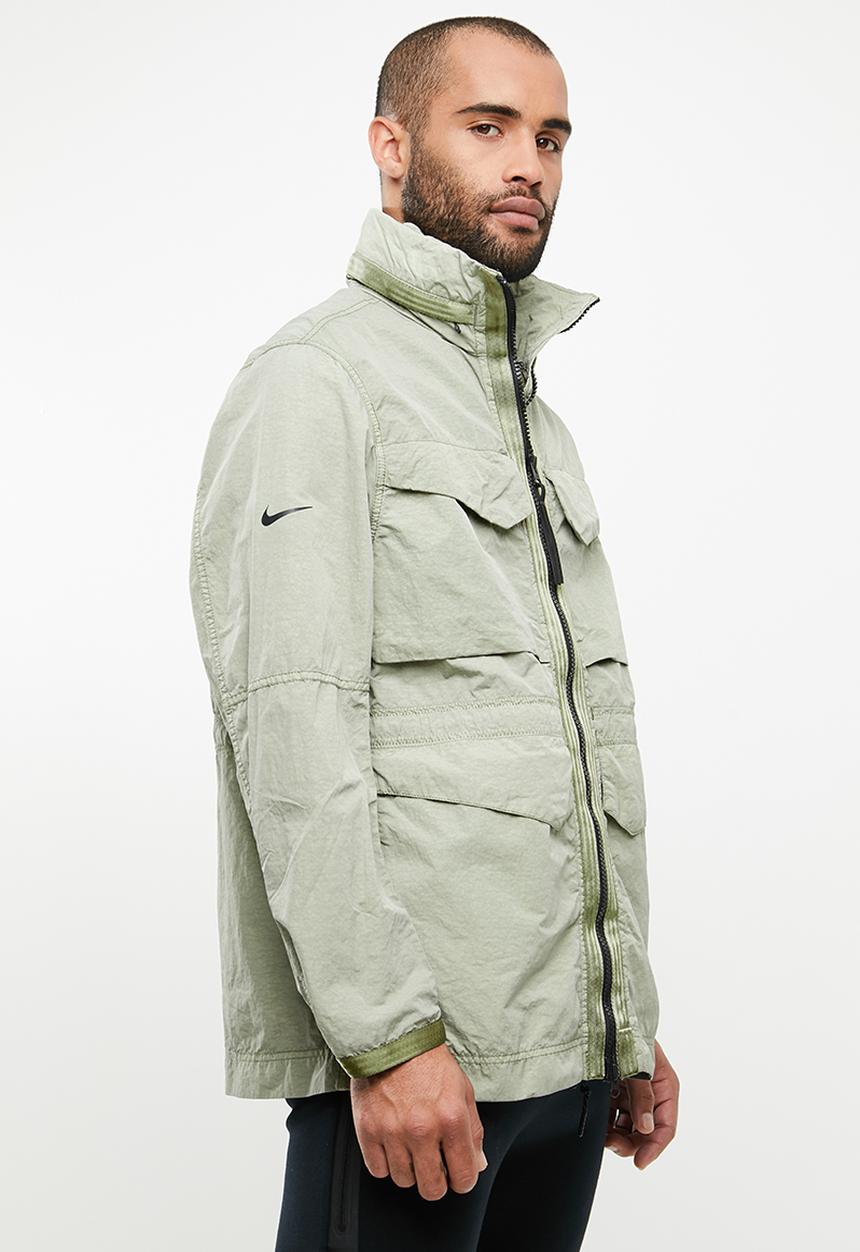 Nike - Nsw jacket - green & black