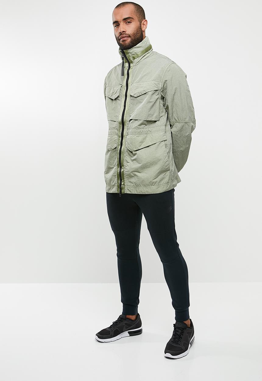 Nike - Nsw jacket - green & black