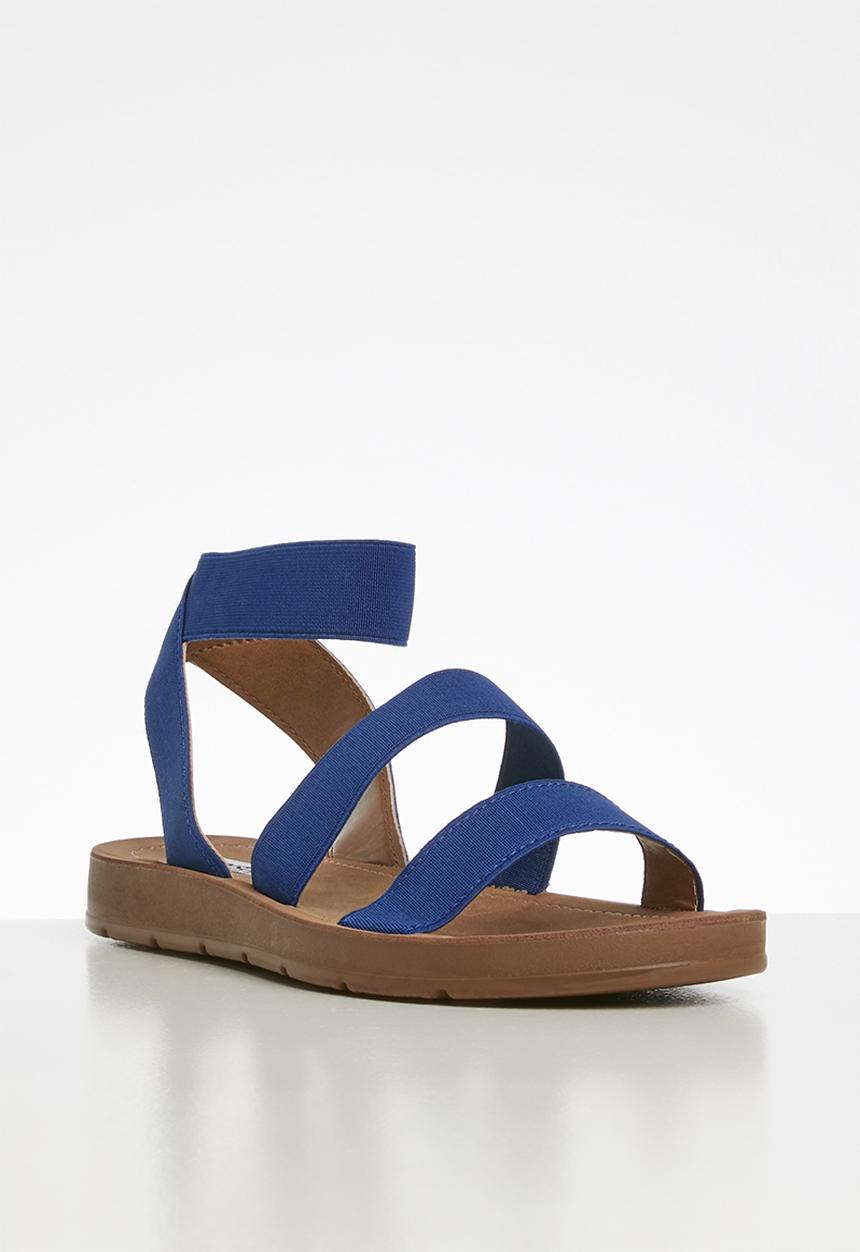 Madison® - Elastic ankle strap sandal - blue