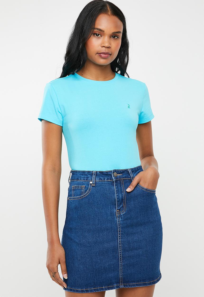 POLO - Allie poney stretch tee - blue
