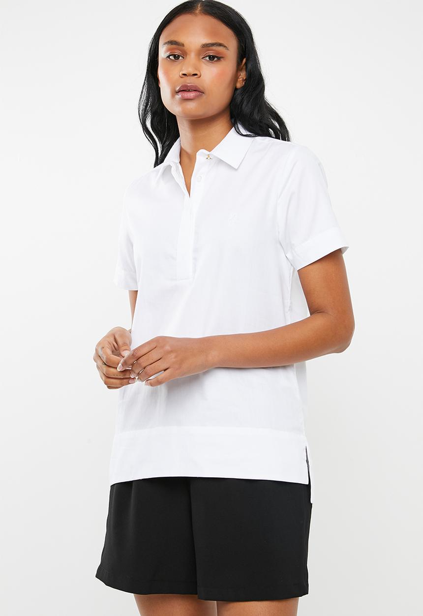 POLO - Sarah short sleeve shirt - white