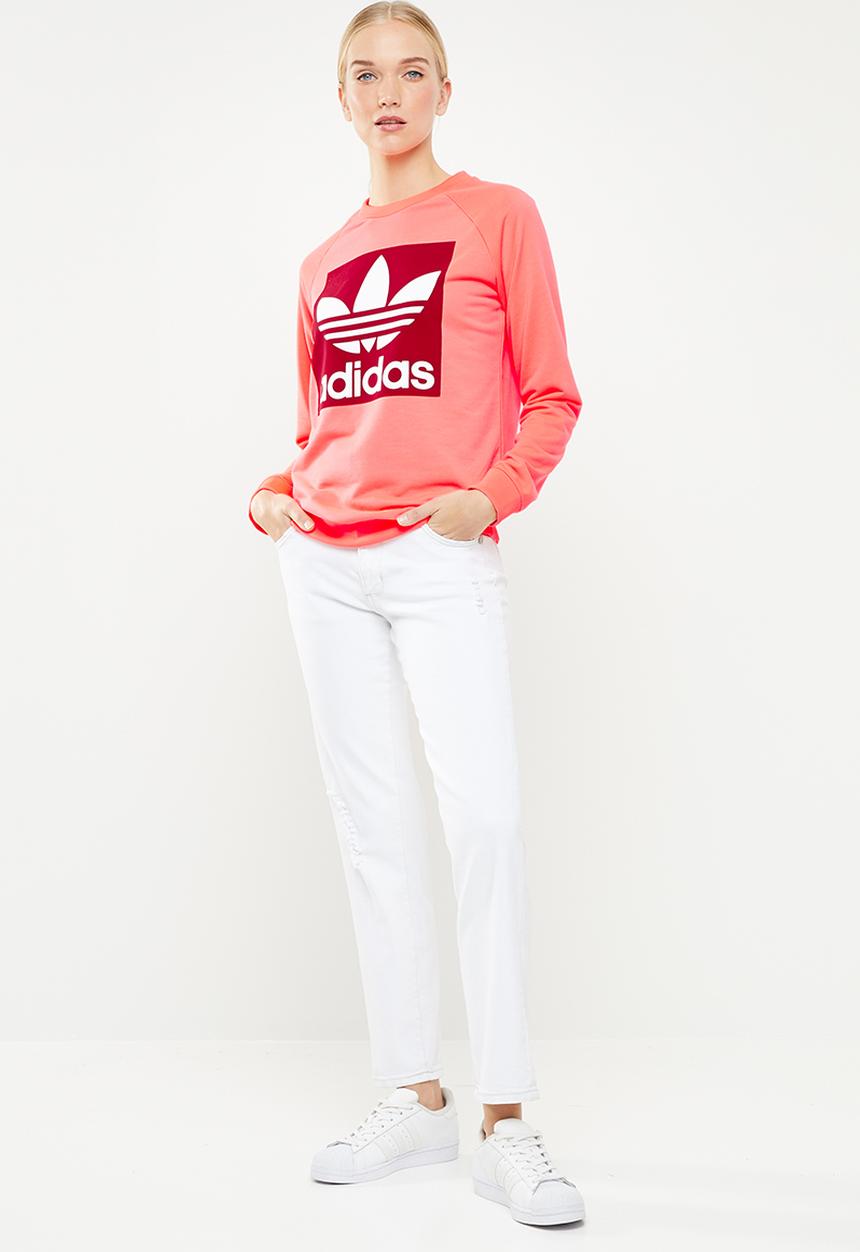 adidas Originals - Trefoil sweatshirt - neon pink 