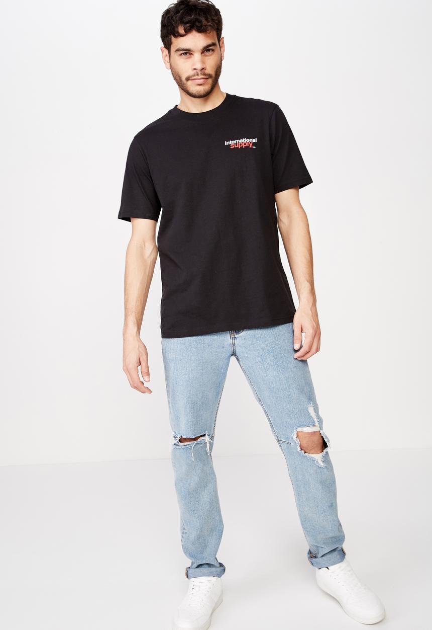 Cotton On - International supply tbar tee - black