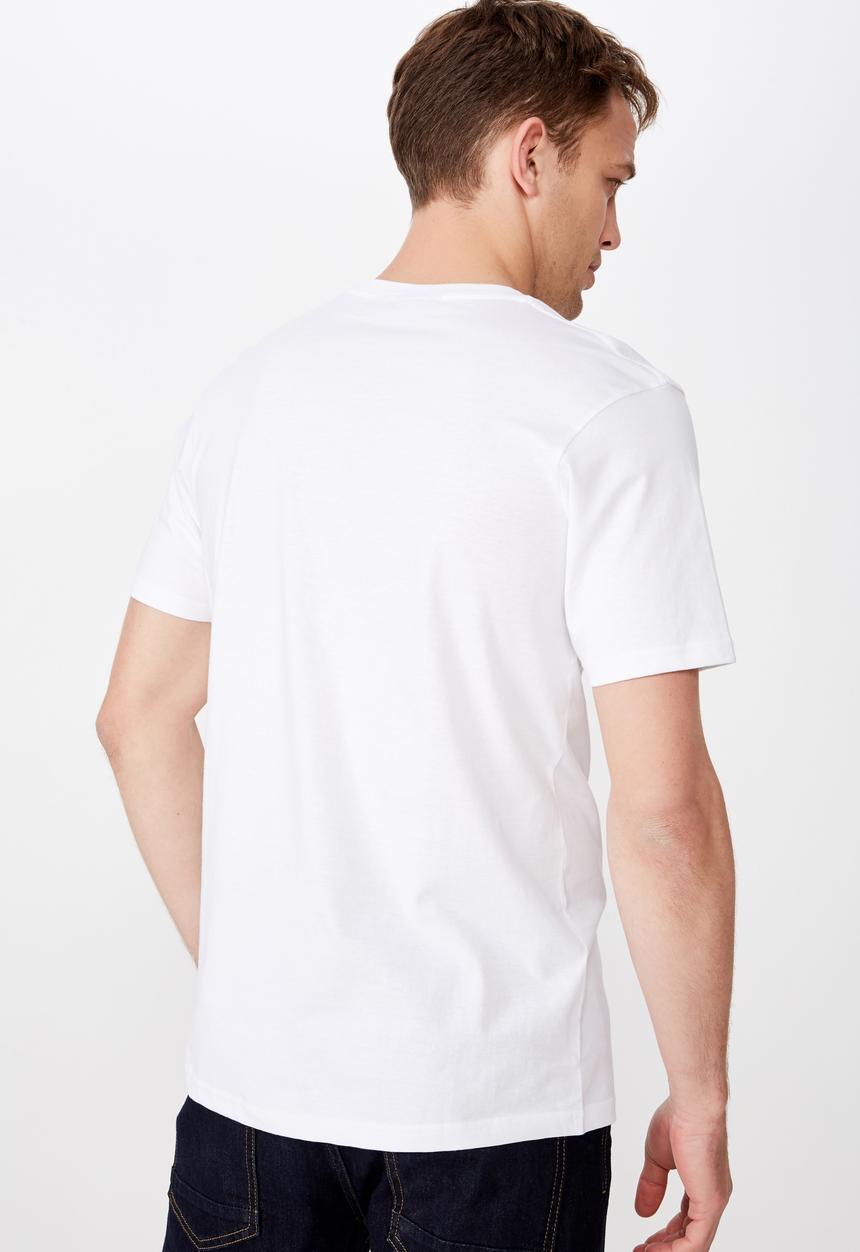 Cotton On - 2pac poetic justice fence tee - white