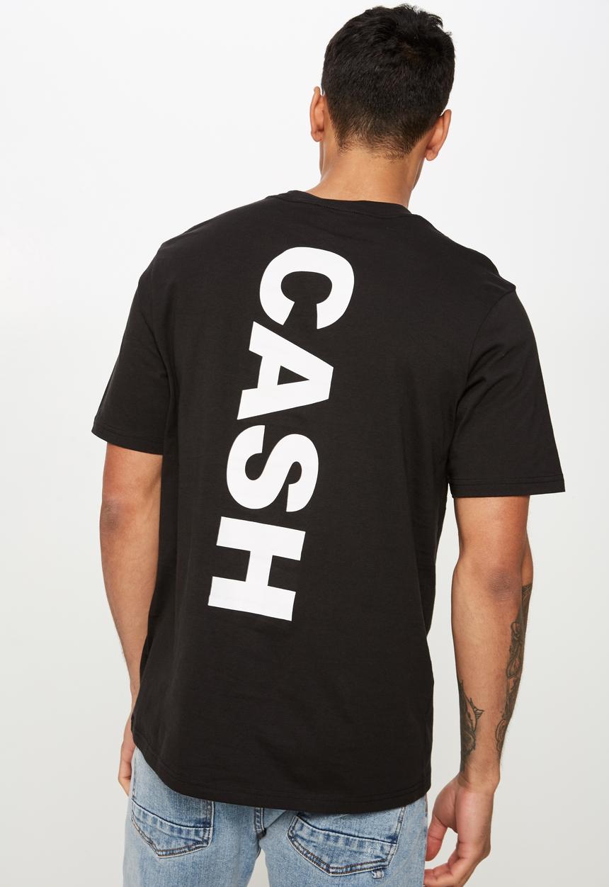 Cotton On - Jonny cash mugshot - black